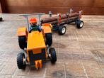 Playmobil tractor bosbouw met boomstammen, Ophalen of Verzenden