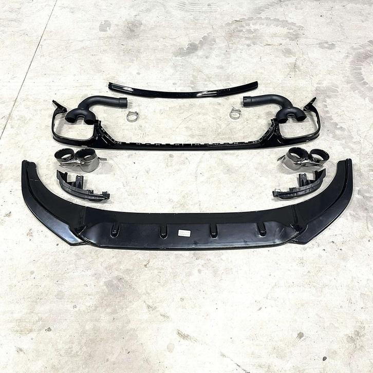 Audi Q8 Spoiler + Diffuser Performance S line kit incl tips, Auto-onderdelen, Carrosserie en Plaatwerk, Audi, Voor, Achter, Nieuw