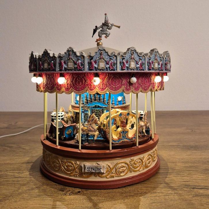 Luville Efteling carrousel anton pieck, Diversen, Kerst, Gebruikt, Ophalen