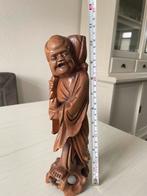 Oud houten Boeddha beeld, Antiek en Kunst, Kunst | Beelden en Houtsnijwerken, Ophalen of Verzenden