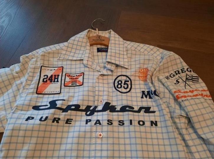 Exclusieve Spijker McGregor blouse maat s, Kleding | Heren, Overhemden, Zo goed als nieuw, Halswijdte 39/40 (M), Wit, Ophalen of Verzenden