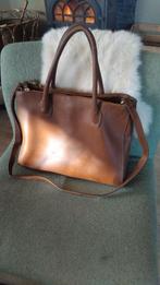 Cognac schoudertas burkely, Ophalen of Verzenden, Gebruikt, Bruin, Schoudertasje