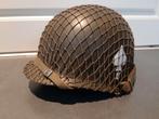 Airborne helm, Band of Brothers, Easy Company, US M1 helmet, Verzamelen, Militaria | Algemeen, Amerika, Ophalen of Verzenden