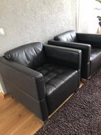 Bankstel met 2 stoelen, Huis en Inrichting, Banken | Bankstellen, Ophalen, Modern., Driepersoons, Zo goed als nieuw