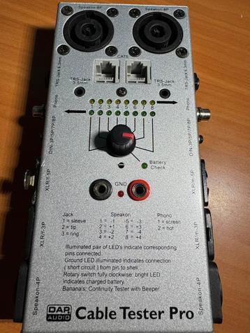 DAP-Audio kabel tester pro beschikbaar voor biedingen
