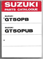 Suzuki GT50 parts list (4700z) bromfiets, Fietsen en Brommers, Ophalen of Verzenden, Zo goed als nieuw