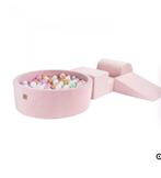 COMPLETE SPEELSET + BALLENBAK (90x30) roze incl. ballen, Kinderen en Baby's, Speelgoed | Babyspeelgoed, Overige typen, Zo goed als nieuw