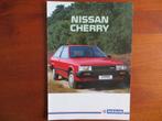 Nissan Cherry, Boeken, Auto's | Folders en Tijdschriften, Ophalen of Verzenden, Nieuw, Nissan