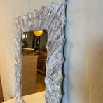 Trendy Spiegel - houten lijst - wit - 120 x 90cm -TTM Wonen, Nieuw, 75 tot 100 cm, 100 tot 150 cm, Rechthoekig