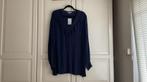 Blauwe damesblouse MS maar xxl, Kleding | Dames, Grote Maten, Ophalen of Verzenden, Zo goed als nieuw, Blauw, Blouse of Tuniek