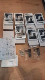 NIEUW!! 16 stuks Mat Zwart Verstelbare Glas / Plankendrager, Ophalen of Verzenden