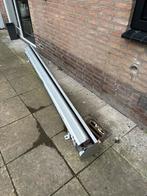 Zonnescherm 280 cm breed – compleet met muurbeugels, Ophalen, Gebruikt, Elektrisch, 150 tot 300 cm