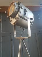 Driepoot industriele  A.E. Cremer theaterspot xxl, Huis en Inrichting, Lampen | Vloerlampen, Gebruikt, 200 cm of meer, Vintage
