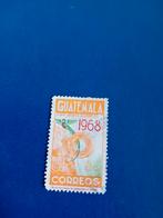 Guatemala Postzegel Olympische Spelen 1968, Ophalen of Verzenden, Gestempeld
