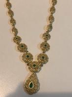 Antiek 3 delige set, Verzenden, Overige materialen, Armband, Verguld