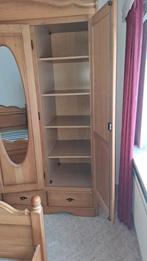 Blank eiken kledingkast, Ophalen, Gebruikt, 50 tot 75 cm, 200 cm of meer
