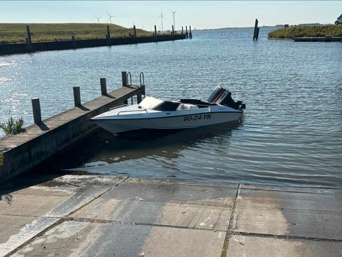 Tullio Abbate speedboot –85 PK Yamaha – trailer – vaarklaar!, Watersport en Boten, Speedboten, Gebruikt, 3 tot 6 meter, Benzine