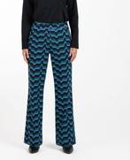 Studio anneloes marilon wave broek S zwart/sky/deep green, Kleding | Dames, Broeken en Pantalons, Ophalen of Verzenden, Zo goed als nieuw