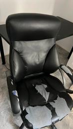 Zwarte Tafel en stoel - Bureau / Eettafel, Ophalen, Gebruikt, Bureau