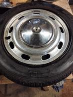 Wieldoppen chroom + wiel sierringen alluminium voor  2cv., Auto diversen, Wieldoppen, Ophalen of Verzenden, Gebruikt