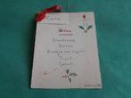 1942 kerst menu Oorlog wo2, Verzenden, Landmacht, Nederland