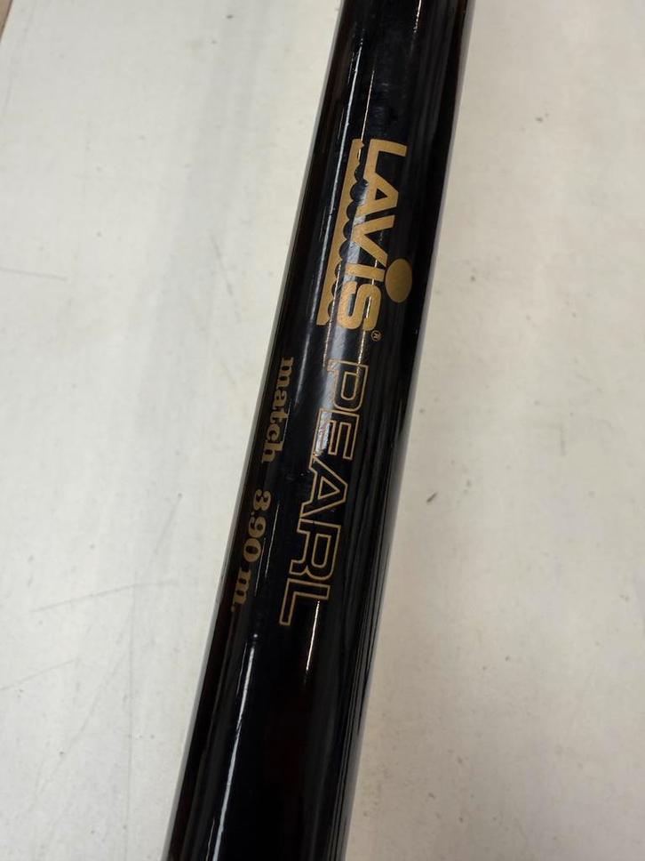 Handgemaakte Lavis Pearl Match hengel 3,90 m 1980, Watersport en Boten, Hengelsport | Witvissen, Zo goed als nieuw, Werphengel