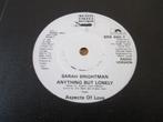 Sarah Brightman - Anything But Lonely 1989 EU Promo Single, Cd's en Dvd's, Vinyl Singles, Pop, Ophalen of Verzenden, 7 inch, Zo goed als nieuw