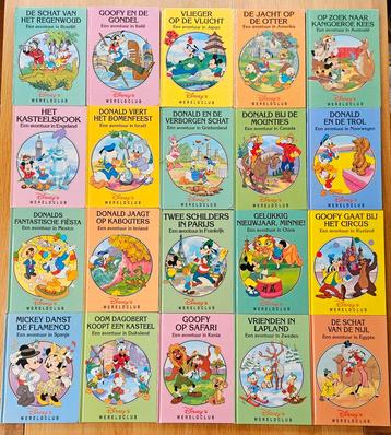 20 verschillende Disney's wereldclub boeken, thema: landen beschikbaar voor biedingen