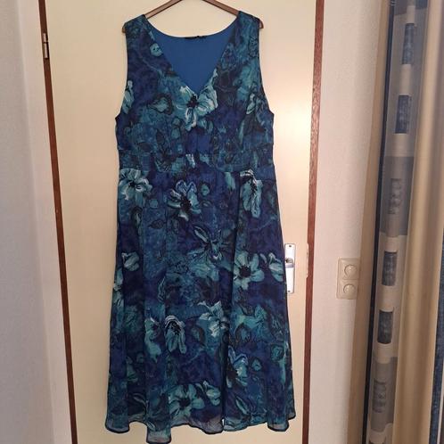 55) lange jurk merk bpc mt 54 blauw, Kleding | Dames, Grote Maten, Zo goed als nieuw, Jurk, Blauw, Ophalen of Verzenden