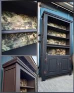 Boekenkast mat zwart met print, Ophalen, 100 tot 150 cm, Nieuw, 150 tot 200 cm