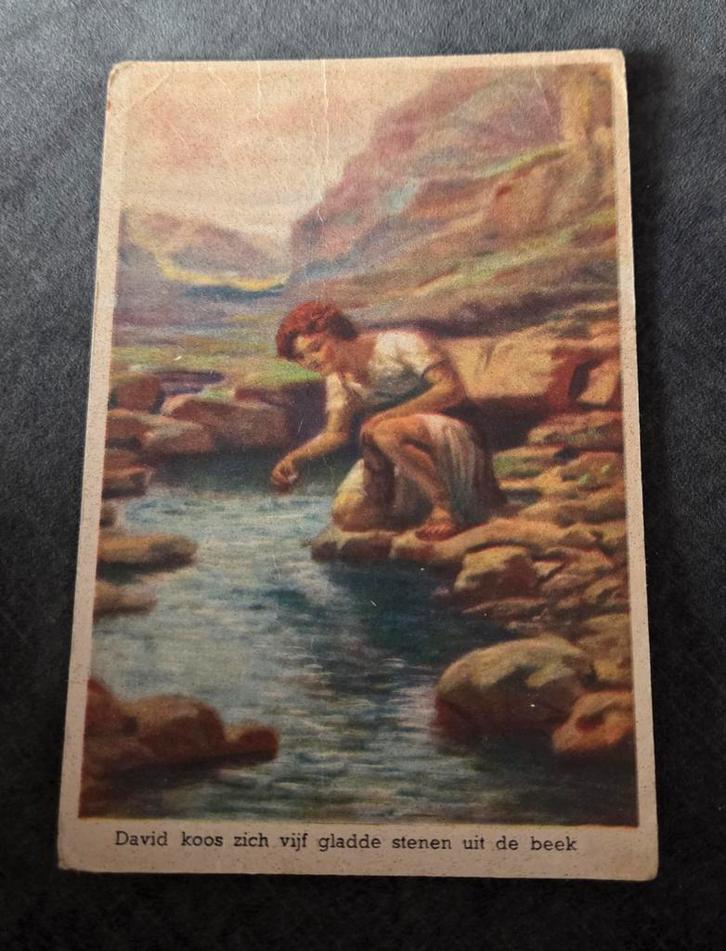 David en Goliath - Religie, Verzamelen, Ansichtkaarten | Themakaarten, Ongelopen, 1940 tot 1960, Overige thema's, Verzenden