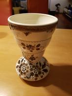 Delfts bruin, Schoonhoven Holland, sierlijke vaas, 25 cm., Antiek en Kunst, Ophalen of Verzenden