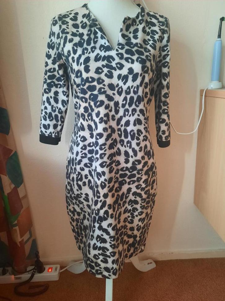 Travelstof jurk van ANNA mt 38, Kleding | Dames, Jurken, Zo goed als nieuw, Maat 38/40 (M), Boven de knie, Ophalen of Verzenden