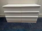 Mooie Degelijke Witte LADEKAST COMMODE met 6 Laden, Gebruikt, Kast, 100 cm of meer, Minder dan 50 cm