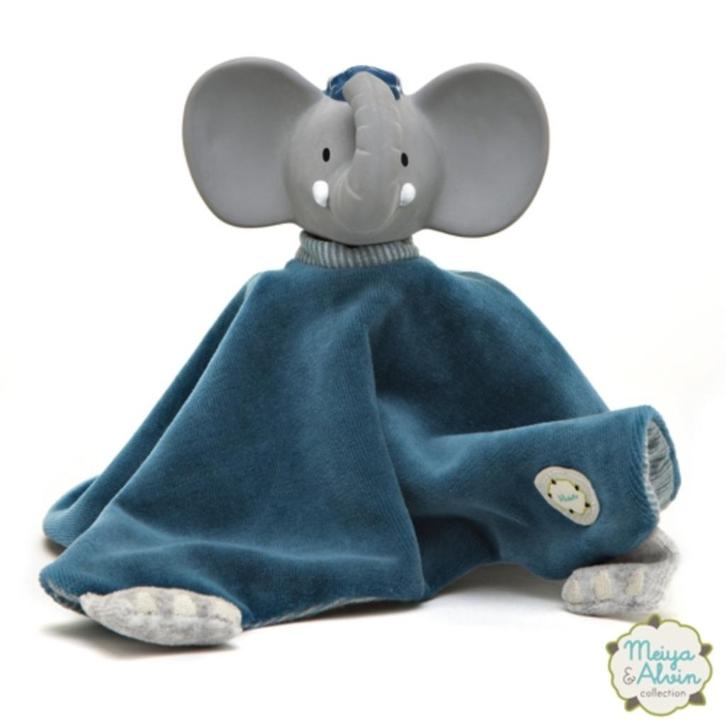 Meiya & Alvin - Alvin de olifant knuffeldoekje, Kinderen en Baby's, Speelgoed | Knuffels en Pluche, Nieuw, Olifant, Ophalen of Verzenden