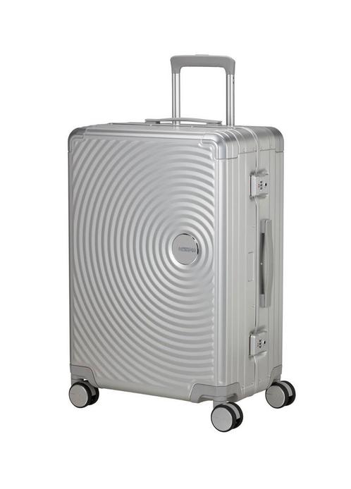 American Tourister Aluminium 55” Rimowa Samsonite ALU, Sieraden, Tassen en Uiterlijk, Koffers, Nieuw, Metaal, 50 tot 60 cm, 35 tot 45 cm