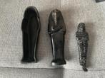 Egyptische Sarcofaag en Mummie Set, Antiek en Kunst, Ophalen of Verzenden