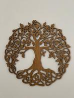 Levensboom hangende wanddecoratie van echt hout, Huis en Inrichting, Nieuw, Ophalen
