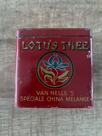 Oude Van Nelle Thee Blik beschikbaar voor biedingen