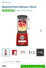 Magimix Power Blender 4 Rood - Nieuw in doos!, Witgoed en Apparatuur, Blenders, Ophalen of Verzenden, Nieuw, Powerblender