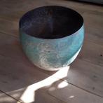 Industriële bloempot, Ophalen of Verzenden, Zo goed als nieuw, Rond, Minder dan 25 cm