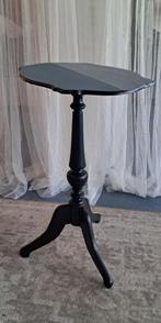 Hoge bijzettafel, Ophalen, 25 tot 50 cm, Rond, Overige houtsoorten