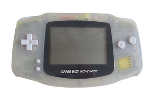 Game Boy Advance Game Console Transparent Blue (4770), Spelcomputers en Games, Spelcomputers | Nintendo Game Boy, Gebruikt, Game Boy Advance