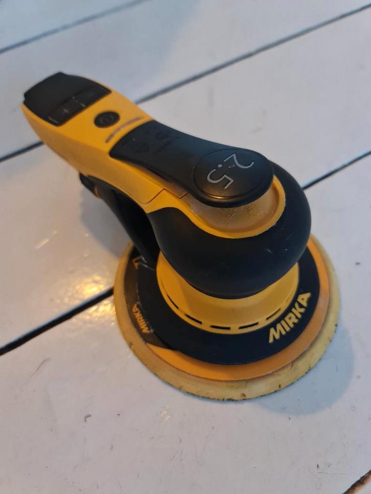Mirka DEROS 650CV Excentrische Schuurmachine, Doe-het-zelf en Verbouw, Gereedschap | Schuurmachines, Gebruikt, Excentrische schuurmachine