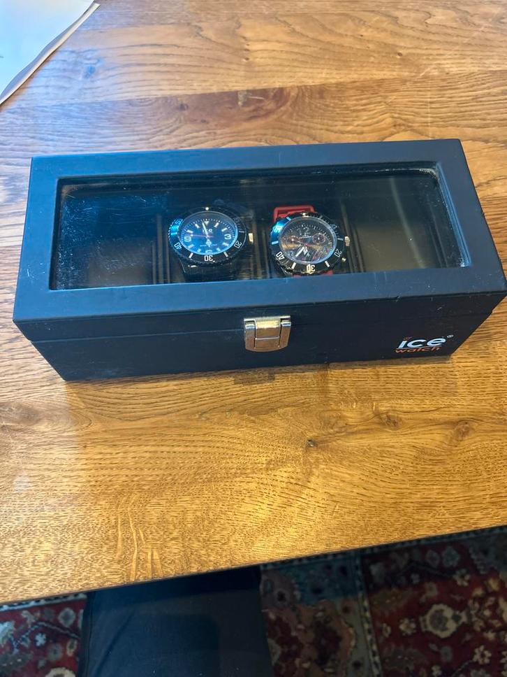 Ice Watch & Commodoor Horloge met Box, Sieraden, Tassen en Uiterlijk, Horloges | Heren, Gebruikt, Polshorloge, Overige merken