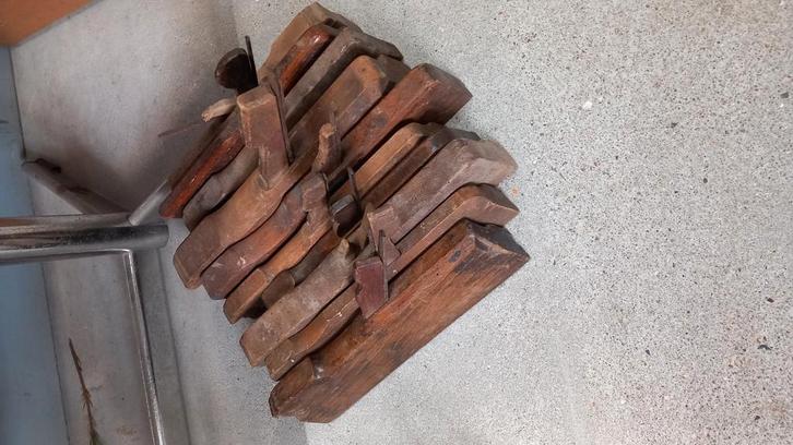 Oude Houten Schaven Collectie, Doe-het-zelf en Verbouw, Gereedschap | Handgereedschap, Gebruikt, Ophalen of Verzenden