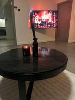 Salontafel natuursteen zwart in perfecte staat, Huis en Inrichting, Tafels | Salontafels, Ophalen, Overige materialen, 50 tot 75 cm