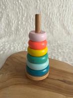 Houten stapeltoren hoogte 19 cm, Kinderen en Baby's, Speelgoed | Houten speelgoed, Ophalen, Gebruikt, Overige typen