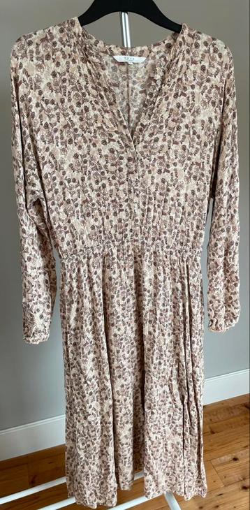 Jurk Yaya beige/zand print midi maat 36 beschikbaar voor biedingen