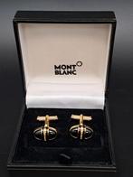 Montblanc Manchetknopen - Zwart & Goud, Sieraden, Tassen en Uiterlijk, Manchetknopen, Ophalen of Verzenden, Zo goed als nieuw